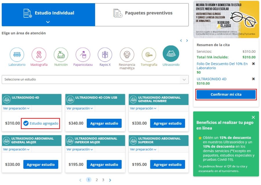 Cómo sacar cita en Salud Digna ➜ Paso 3