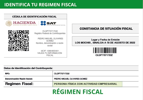 Salud Digna Facturación Electrónica - Identifica tu régimen fiscal